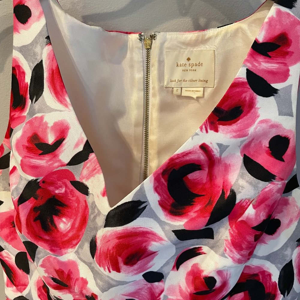 kate Spade Pink Floral Dress (Size 2)